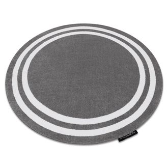 RugsX RugsX Hampton Rug in Grey | Size: 160 cm diameter