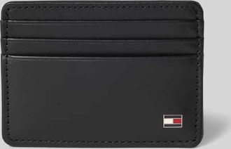 Tommy Hilfiger Kartenetui aus Leder in Black, Größe 1