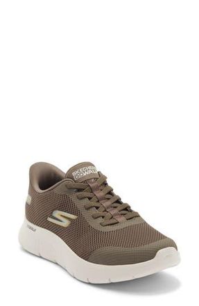 Skechers Slip-ins: GO WALK Flex Hands Up Sneaker in Brown at Nordstrom Rack, Size 10.5