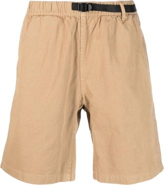 Gramicci buckle-fastening waistband shorts - men - Cotton - M - Neutrals