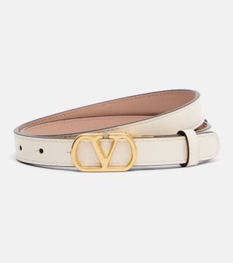 Valentino Garavani VLogo reversible leather belt
