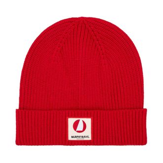 Murphy & Nye Viscose Beanie - male - Murphy&Nye - Accessories - Red - ONE SIZE - Accessories