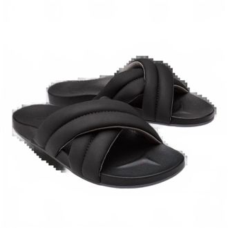 Olukai Womens Hila Slide In Black