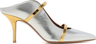 Malone Souliers Maureen 90 mm mules - women - Calf Leather/Calf Leather/Nappa Leather - 40.5 - Silver