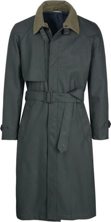 Pal Zileri Trenchcoat - Heren - Mantels - Groen - Maat: L