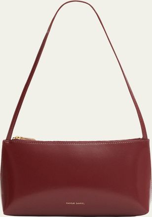 Mansur Gavriel Gaia Zip Leather Shoulder Bag