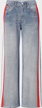 Rag & Bone rb Miramar Terry Wide-Leg Track Jeans