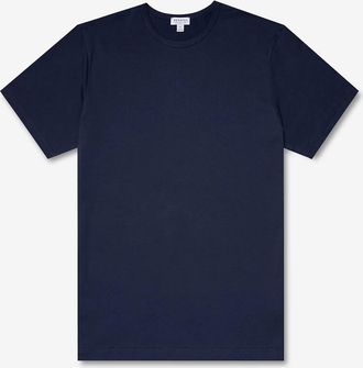 Sunspel Kurzarm-Rundhals-T-Shirt Classic