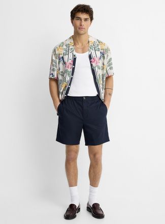 Le 31 Mens Lightweight weave Bermuda Shorts Inseam: 7.5
