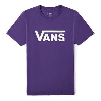 Vans Basic Logo Short Sleeve TEE Men Purple VN0A4MM6Y0X