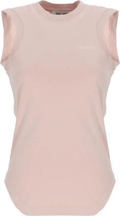 The Attico Reese Tank Top - Dames - Tops zonder mouwen - Roze - XS - Katoen - Tops