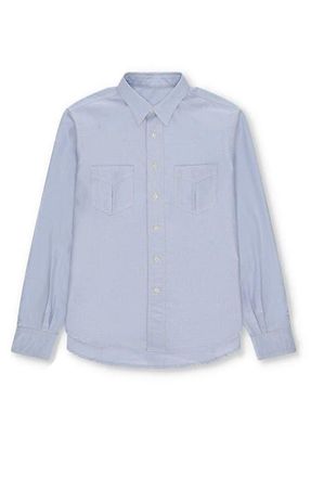 Fortela Osumi Cotton Oxford Shirt in Sky at Nordstrom, Size Xx-Large