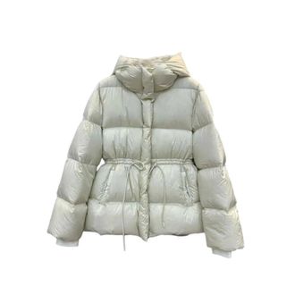 Generic Womens Casual Loose Comfortable Down Jacket, Hooded Thickened Warm Short Down Jacket Outerwear White