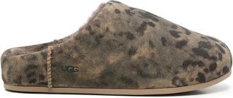 UGG Elea Leopard-print Shearling Slippers