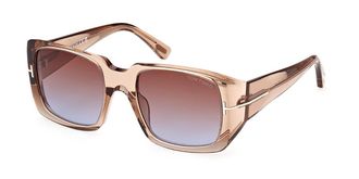 Tom Ford FT1035 RYDER-02 45F Womens Sunglasses Brown Size 51