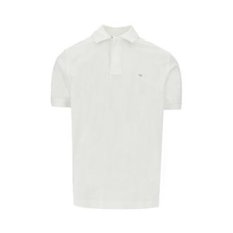 Emporio Armani Travel Essential lyocell and cotton polo Man XXL