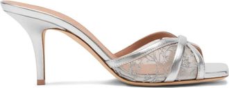 Malone Souliers Sandali Perla con ricamo - Bianco