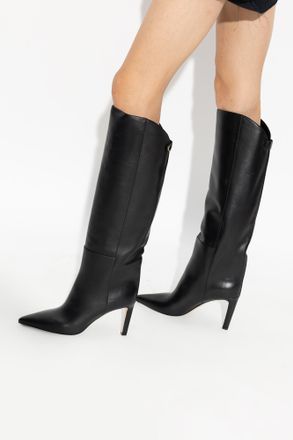Jimmy Choo London Alizze Leather Boots, Womens, Black
