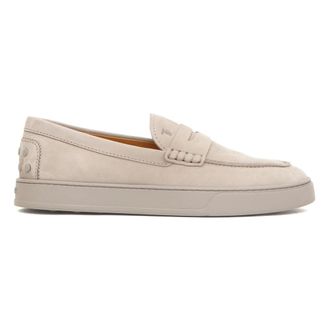 Tod's Tods, Loafers, male, Gray, Size: 10 1/2 US Mocassino Fondo Cassetta