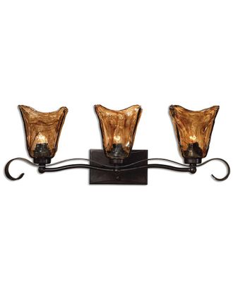 Uttermost Vetraio 3 Light Bronze Vanity Strip