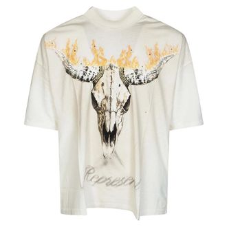 Represent T-Shirts, male, Beige, Size: XS T-Shirt British Cowboys