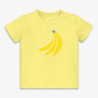 primary Baby Banana Bunch Tee in Buttercup Banana Bunch at Nordstrom, Size 12-18M
