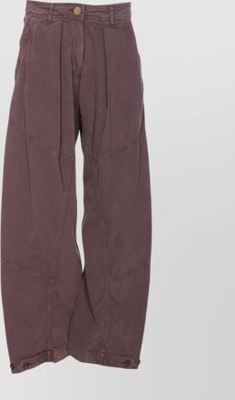 Pinko balloon fit wide leg trousers with pockets