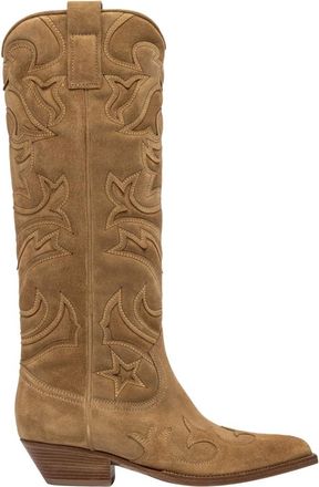 Buttero Flee Tall Boot - Dames - Schoenen - Bruin - Maat: 40 EU Leer