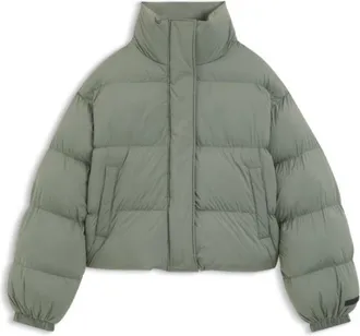 HUGO BOSS Water-repellent puffer jacket with stand collar