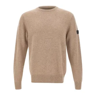 Peuterey Truien & Vesten, Heren, Beige, M, Gediz Ronde Hals Trui
