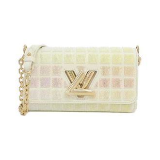 Louis Vuitton Pre-owned Twist West Calf Shoulder Bag - Dames - Pre-owned - Beige - Maat: ONE Size Leer
