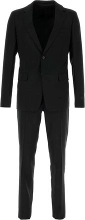 Prada Completo in lana e mohair - Nero