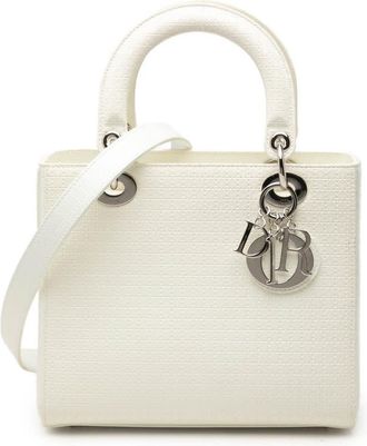Dior Pre-owned Dior Medium Patent Microcannage Lady Satchel Ladies JB5JFLUJZZ5PYMI1