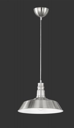 Trio Leuchten L&aacute;mpara Colgante De Interior Ip20 E27 60w Suspensi&oacute;n De Metal En Color N&iacute;quel Mate R30421007
