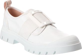 Roger Vivier Leather Slip-On Sneaker
