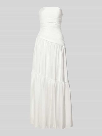 Luxuar Luxuar Regular Fit Abendkleid on Falten-Optik in Offwhite, Gr&ouml;&szlig;e 32