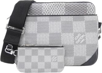 Louis Vuitton Pre-owned Damier Graphite 3D Shoulder Bag - Heren - Vintage Schoudertas - Grijs - ONE Size - Vintage