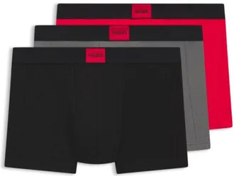 HUGO BOSS Three-pack of stretch-cotton trunks
