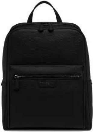 Gianni Chiarini Minimalistische Leren Rugzak - unisex - Rugzakken - Zwart - ONE Size - Leer - Tassen