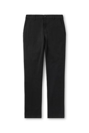 Canali Straight-Leg Garment-Dyed Cotton-Blend Twill Chino