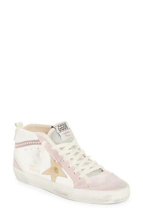 Golden Goose Midstar Sneaker in White/Pink at Nordstrom, Size 9Us