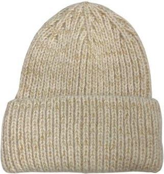 MARCUS ADLER Metallic Beanie in Ivory at Nordstrom Rack