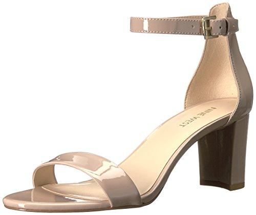 Sandales à Talons Coulissants En Cuir Naturel Foncé Nine West - Taille 9.5 US