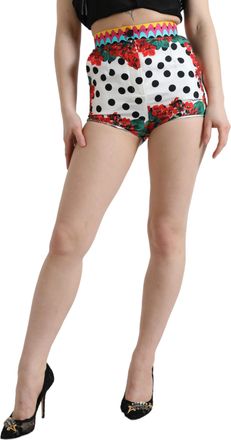 Dolce & Gabbana Bloemprint Shorts Met Pois