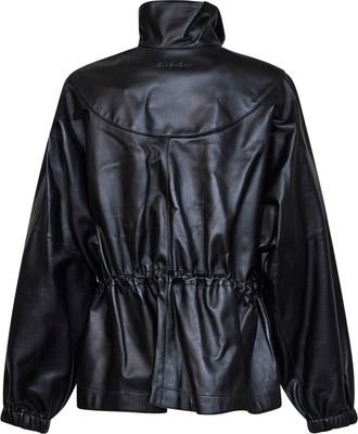 Givenchy Womens Leather Jacket Lamb Nappa Black Lambskin Bomber