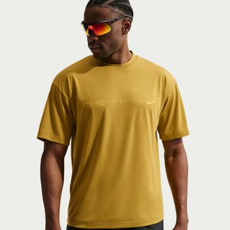 Nike Mens Dri-FIT Short-Sleeve Running Top in Green | IU8957-322