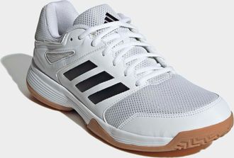 adidas Hallenschuh ADIDAS PERFORMANCE SPEEDCOURT IN, Herren, Gr. 42,5, schwarz-weiss (cloud wei&szlig;, core schwarz, gum10), Synthetik, Textil, Schuhe Hallenschuh