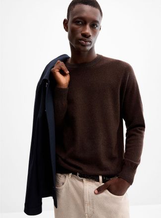 Le 31 Mens Pure cashmere crew-neck sweater