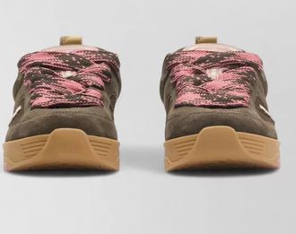 Burberry suede low-top sneakers