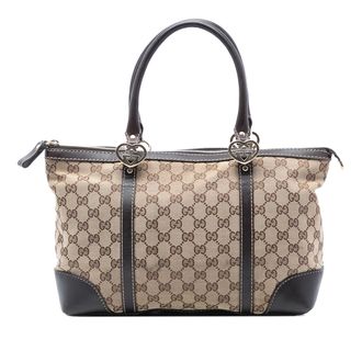 Gucci Tweedehands Gg Canvas Lovely Tote